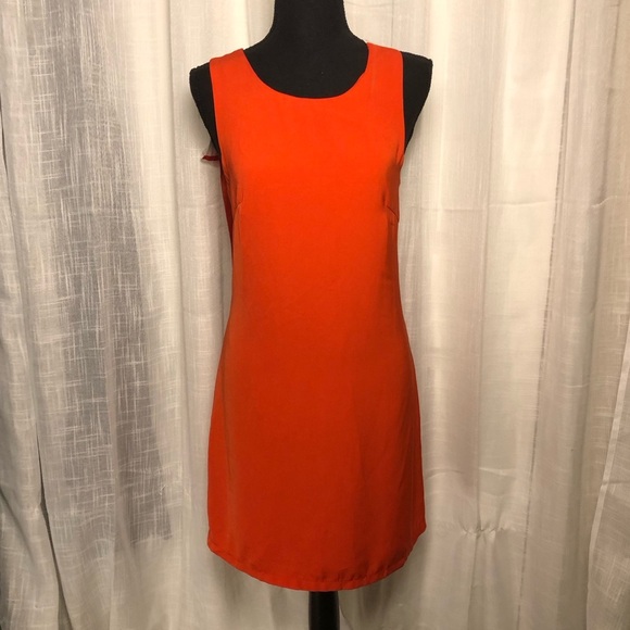 Lulu’s Orange Red Colorful Striped Backless Dress size Small - Picture 5 of 15